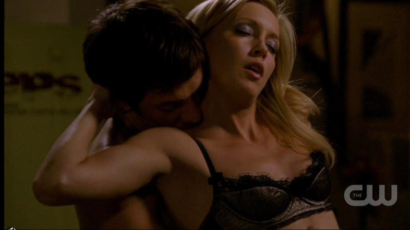 Melrose Place's Sexiest Scenes with Katie Cassidy. Underwear, SFW, black bra. 678780