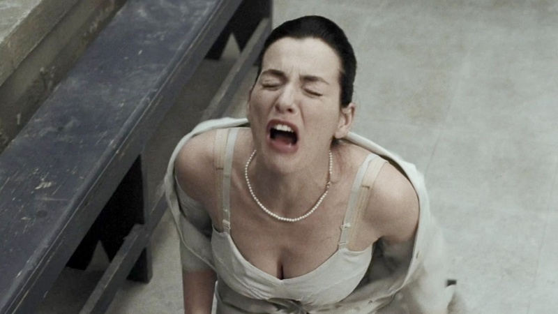 Sexiest Ayelet Zurer Scene in Adam Resurrected. Sexy, cleavage, view down dress. 675379