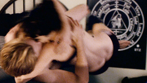 Krysten Ritter in Vamps (2012) Underwear Black Bra Black Hair 718058