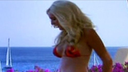 Sexiest Scenes of Herself from The Hills. Bikini, SFW, black and red bikini. 665453