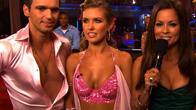 Sexiest Audrina Patridge Scene in Dancing with the Stars. Sexy, SFW, backstage. 689767
