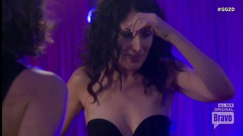 Girlfriends' Guide to Divorce's Sexiest Scenes with Lisa Edelstein. Underwear, SFW, black bra. 783084