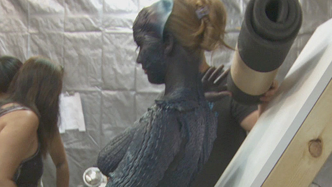 Sexiest Jennifer Lawrence Scene in X-Men: First Class. Sexy, SFW, behind the scenes. 700717