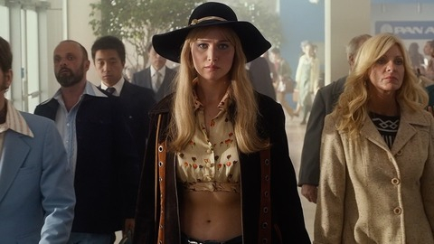 Jennifer Lawrence in X-Men: Days of Future Past (2014) Sexy Airport Black Hat 749197