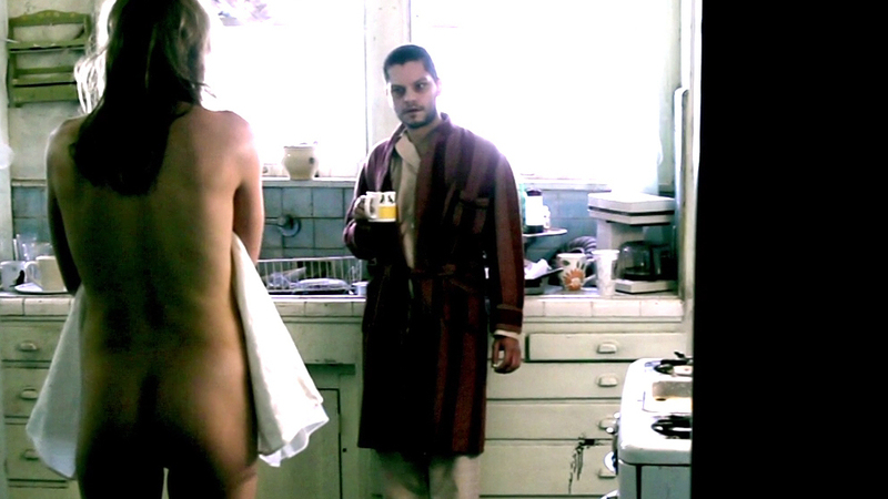Julia Sandberg Hansson Nude in Junkie. Butt, back exposed, brunette. 731806