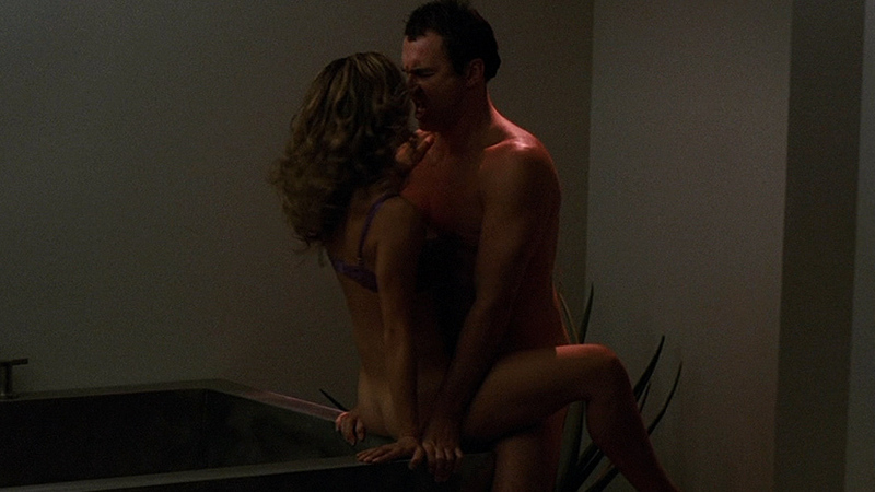 Bonnie from Nip/Tuck Naked. Butt, black bra, brunette. 666473
