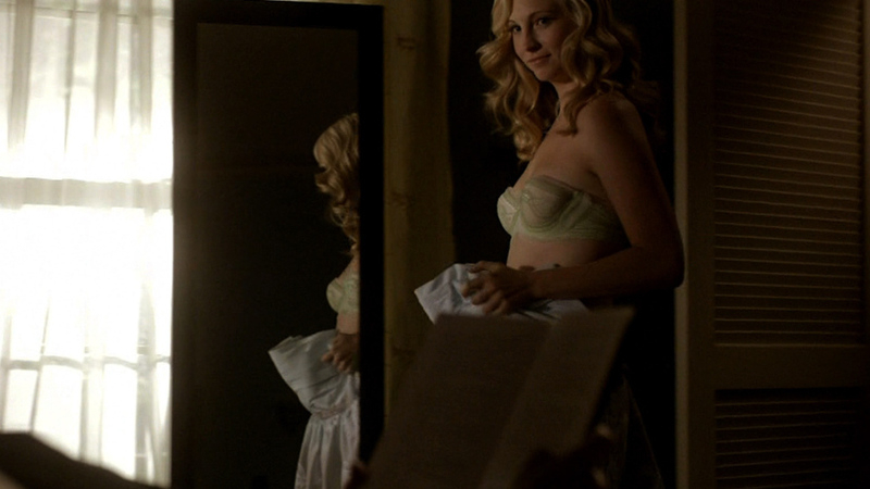 The Vampire Diaries's Sexiest Scenes with Candice King. Underwear, SFW, bedroom. 675768