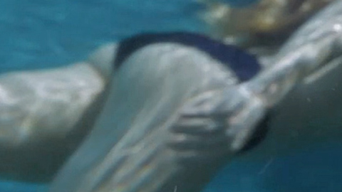 Sexiest Amanda Schull Scene in Imaginary Friend. Bikini, SFW, black bikini. 720847