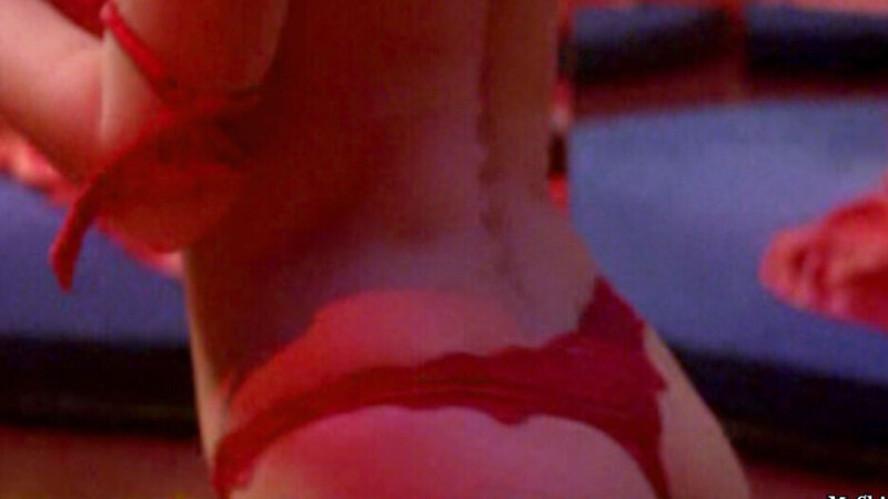 Sexiest Scenes of Karina from Mar Rojo. Thong, Underwear, back exposed, red thong. 651293