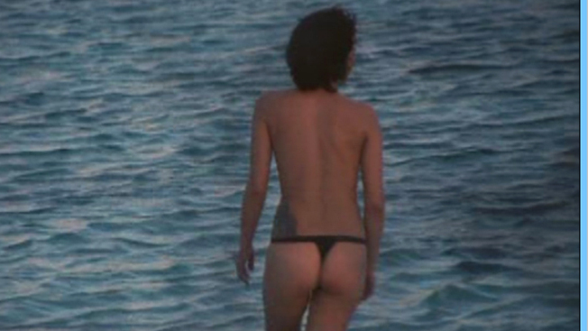 Hottest Nadine Nicole Scene in Dante's Cove. Thong, Underwear, back exposed, black thong. 665024
