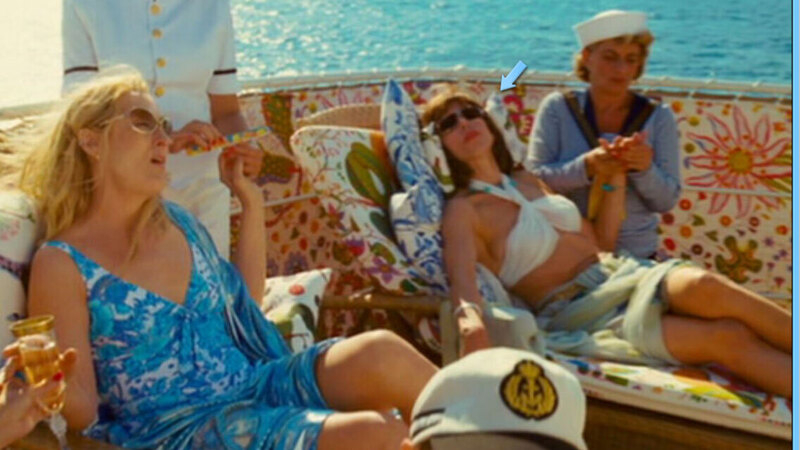 Sexiest Christine Baranski Scene in Mamma Mia!. Bikini, SFW, boat. 651307