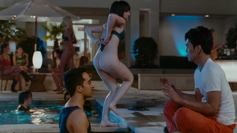 Claudia Pena in Harold & Kumar Escape from Guantanamo Bay (2008) Butt Bottomless Brunette 681672
