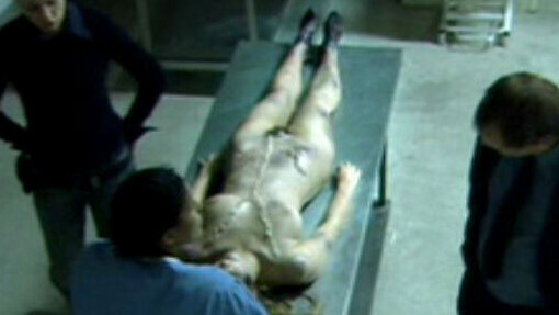 Sharon Williams from The Killing Gene Naked. Breasts, Bush, dead, exam table. 651521