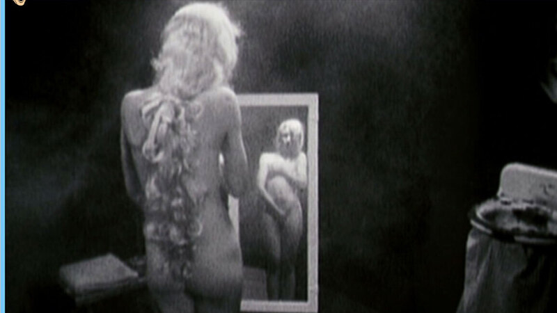 Cathleen O'Malley Naked as Young Mother. Butt, black and white, long hair. 637461