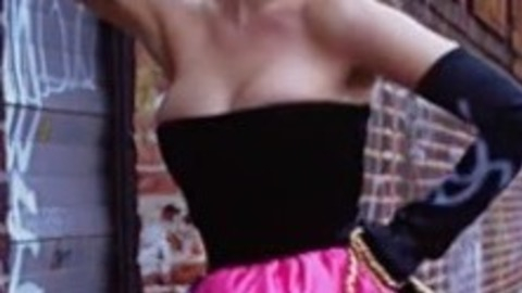 Sexiest Katy Perry Scene in Katy Perry and Jeremy Scott for Moschino Fall/Winter 2015. Sexy, SFW, big breasts. 773551