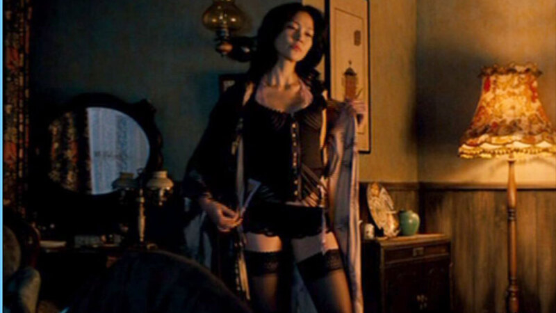 Sexiest Scenes of Shizuka from Sukiyaki Western Django. Sexy, Asian, black garter belt. 652151