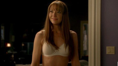 Anna Torv in Fringe (2008-2011) Underwear Brunette Living Room 684554