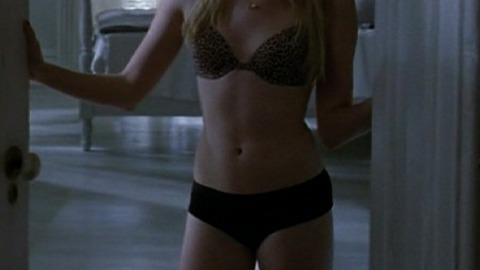 Emma Roberts in American Horror Story (2011-2024) Underwear Leopard Bra Leopard Panties 730399