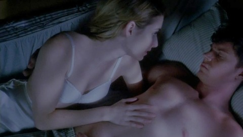 Emma Roberts in American Horror Story (2011-2024) Underwear Talking In Bed Underwear 752053