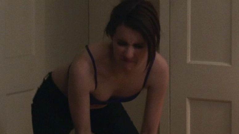 Sexiest Emma Roberts Scene in Adult World. Underwear, SFW, brunette. 741043