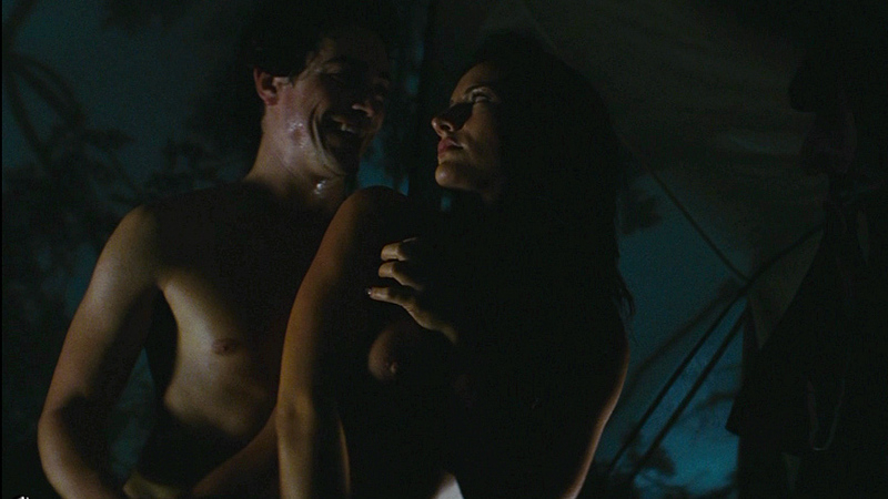 America Olivo Naked as Amanda. Breasts, couple, looking back. 680493