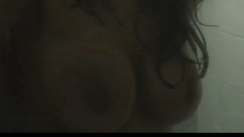 America Olivo Nude as Gina. Breasts, black hair, breasts against glass. 715346
