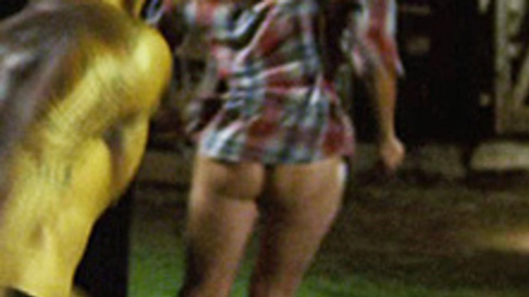 Tania Raymonde in Texas Chainsaw 3D (2013) Thong Underwear Bottomless Horror 725389