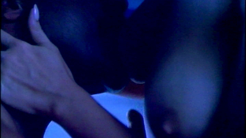 Robin Trapp Nude as Casey. Breasts, blue lighting, close-up. 855590