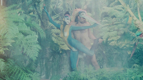 Maria Zyrianova in Dinner for Schmucks (2010) Sexy Body Paint Couple 692042