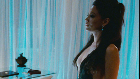 Stephanie Jacobsen in Alex Cross (2012) Sexy Black Lingerie Brunette 721301