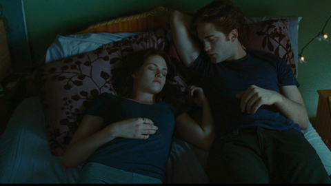 Kristen Stewart in Twilight (2008) Underwear Couple In Bed Sfw 678364
