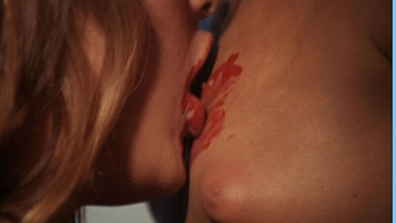 Blind Girl from A Virgin Among the Living Dead Naked. Breasts, blood, breast close-up. 588341