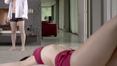 Michelle Langstone in The Almighty Johnsons (2011-2013) Sexy Underwear Brunette Man On Phone 770558