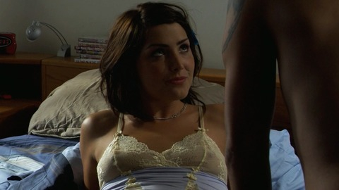 Lauren Walsh in The Last House (2015) Sexy Brunette Nipples Through Lingerie 779714