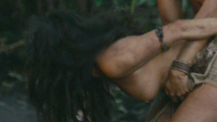 Nudes of Sky Flower from Apocalypto. Breasts, black hair, dirty. 701598