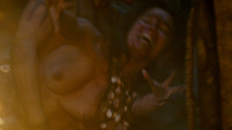 Iazua Larios Nude in Apocalypto. Breasts, black hair, dirty. 701596