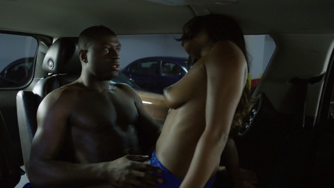 Naturi Naughton in Power (2014-2020) Breasts Back Of Car Black 769304