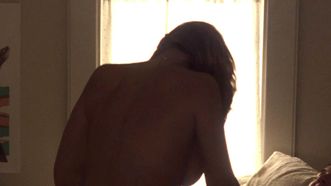 Brie Larson in The Spectacular Now (2013) Sexy Back Exposed Couple 733211