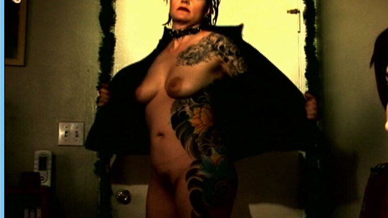 Michelle Aston Nude as Tattooed girl. Breasts, Bush, Tattoos, big tattoo. 652406