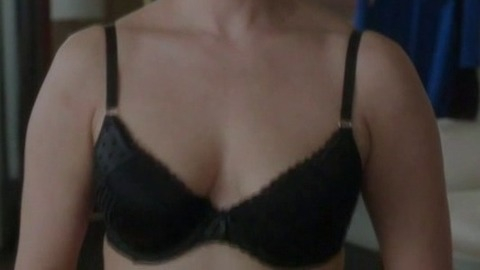 Sexiest Bellamy Young Scene in Scandal. Sexy, Underwear, black bra, brunette. 737683