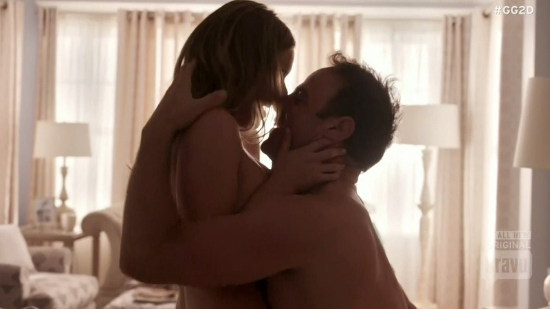 Hottest Julianna Guill Scene in Girlfriends' Guide to Divorce. Sexy, SFW, man holding woman. 753584