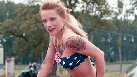 Veerle Baetens in The Broken Circle Breakdown (2012) Bikini American Flag Bikini Bikini 725218