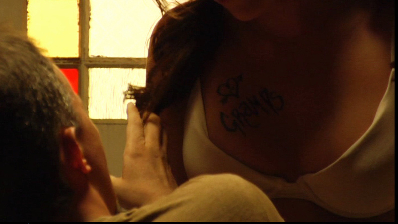 Sexiest Stella Keitel Scene in The Life of Lucky Cucumber. Underwear, SFW, white bra. 668545