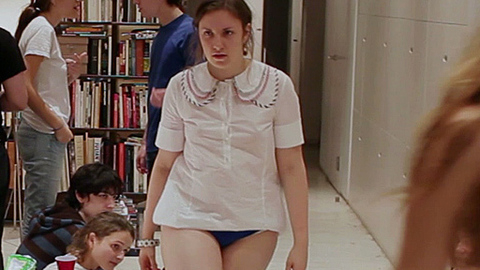 Sexiest Lena Dunham Scene in Tiny Furniture. Underwear, SFW, black underwear. 707263