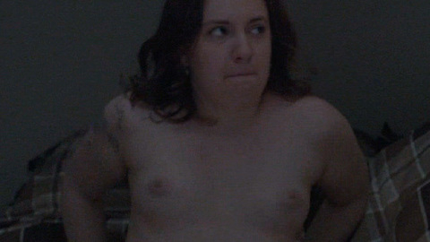 Lena Dunham in Girls (2012-2017) Breasts Breasts Couple In Bed 710591
