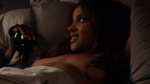 Nudes of April from House of Lies. Breasts, bed, black woman. 706956
