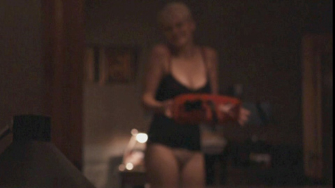 Melissa Jones in Butterfly Effect: Revelation (2009) Sexy Black Camisole Blonde 692299