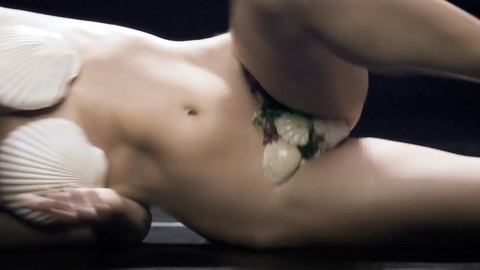 Lady Gaga in Applause (2013) Sexy Seashell Bikini Sexy 728196