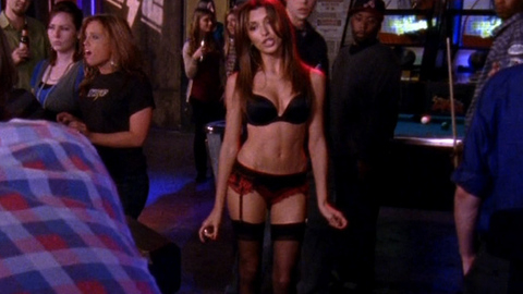 India de Beaufort in One Tree Hill (2003-2011) Underwear Black Bra Black Panties 680946