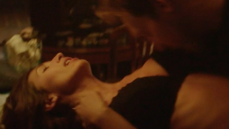Blood & Oil's Sexiest Scenes with India de Beaufort. Underwear, SFW, black bra. 774600
